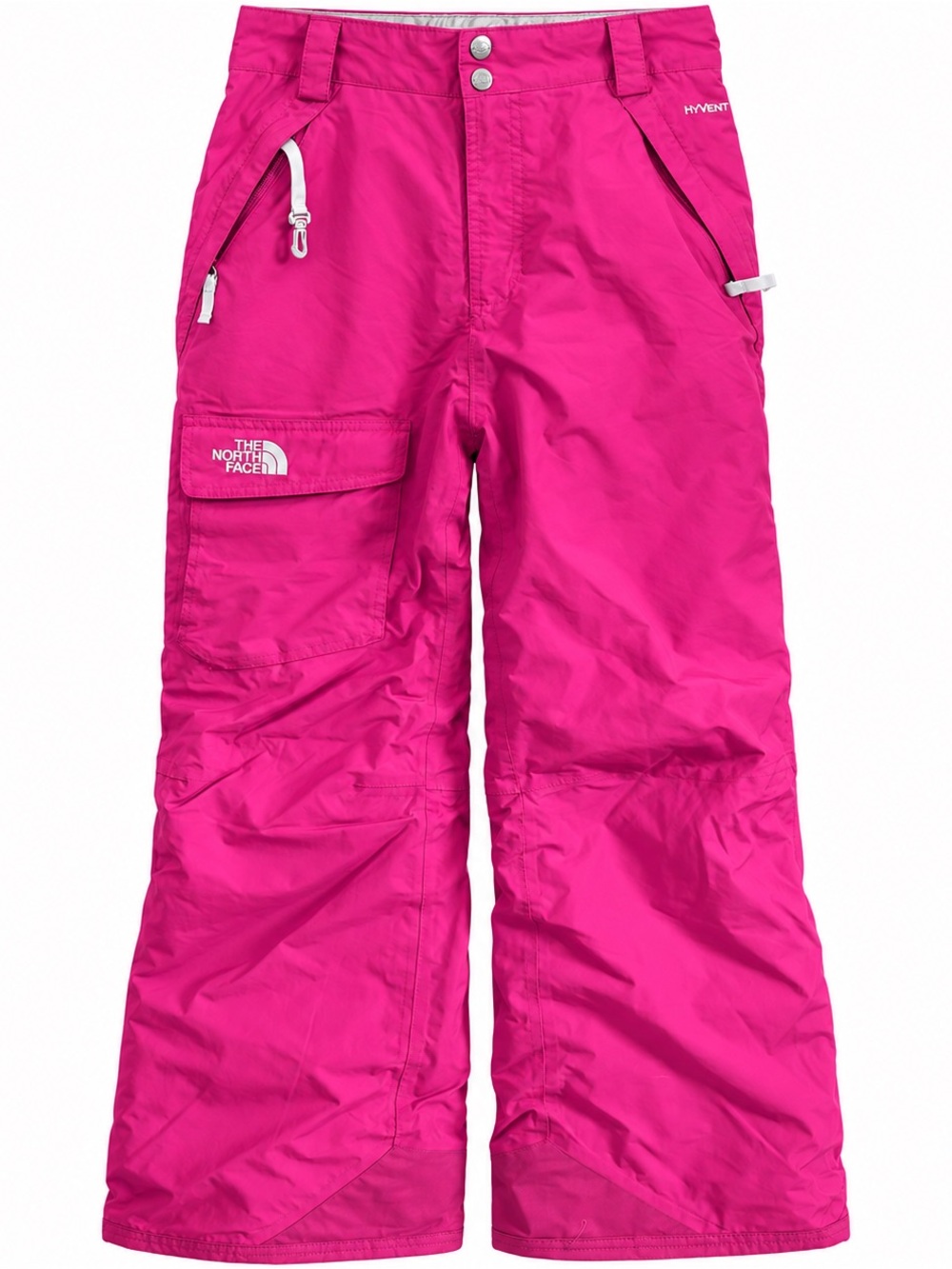 The North Face Girls HyVent Fuchsia Cargo Ski Snow Pants 14/16